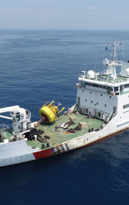Sensor de pressão de tempo de desdobramento 16H de flutuabilidade offshore