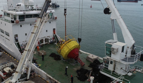 Medição do vento offshore por bóia LiDAR flutuante no oceano