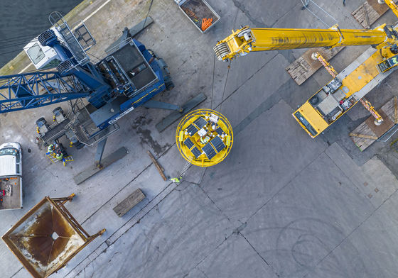 Projeto de energia eólica Boia LIDAR flutuante facilita parque eólico offshore